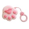 Pink Cartoon Silicone Cat Claw Wireless Earphone Case Protector Cute Bluetooth Wireless Earbuds Headphones Case