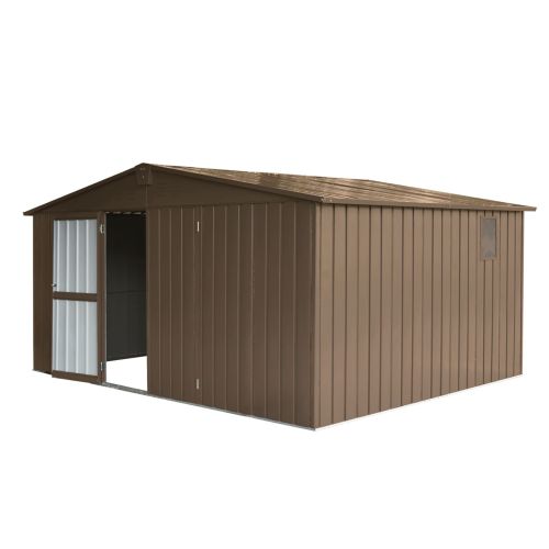 Backyard Storage Shed 11' x 12.5' with Galvanized Steel Frame & Windows Backyard Storage Shed 11' x 12.5' with Galvanized Steel Frame & Windows