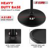 5 Core Mic Stand, Universal Microphone Stand Boom Mic Stand with Weighted Round Base, Height Adjustable Stand with Cable Management Clip- MS RBL