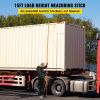 VEVOR Load Height Measuring Stick, 15' Sturdy Fiberglass Truck Height Stick with Adjustable Pole