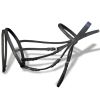 Flash Bridle with Reins and Bit Leather Black Cob
