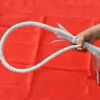 White Horse Crops Long Braided Whip Riding Crop,70 cm