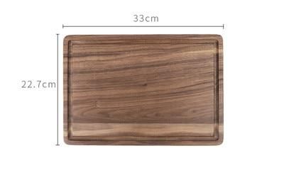 Black Walnut Wood Cutting Board Creative Whole Tray Fruit Chopping Cutting Board Wood Chopping Blocks For Kitchen