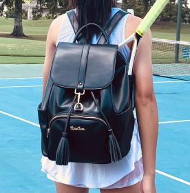 Tennis and pickleball bag - Sara collection (Color: black)